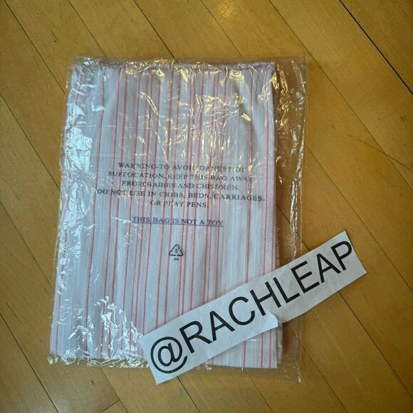 $130 Untuckit women’s pink striped brand new tunic top size 6 m7 - Picture 4 of 6